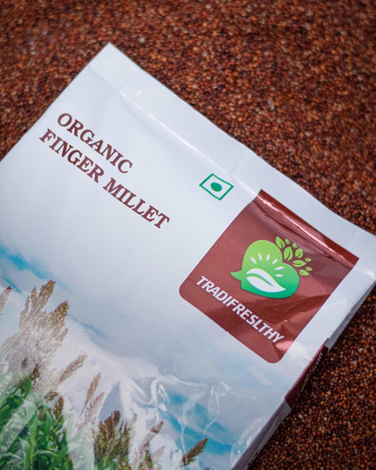 Natural Ragi Flour (Finger Millet Atta) – 5 kg | Gluten Free | Natural Pack of 10