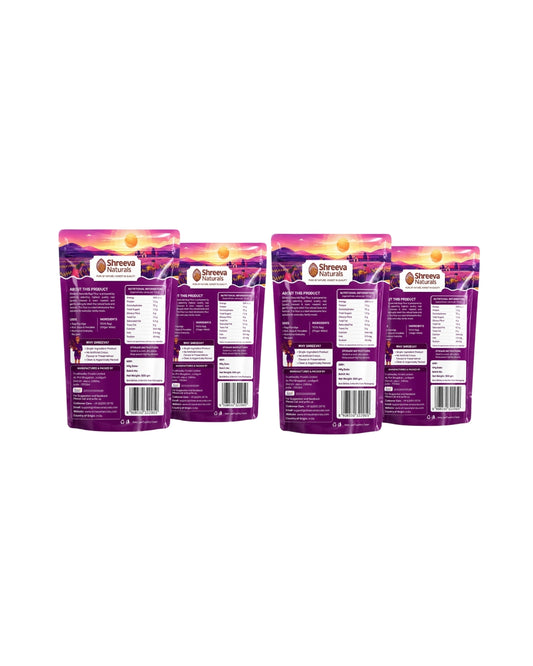 Shreeva Naturals Ragi Flour (Finger Millet Flour) – 500g x 4 (2kg, Pack of 4) | Gluten Free | Rich in Calcium & Fiber | 100% Natural Millet Flour